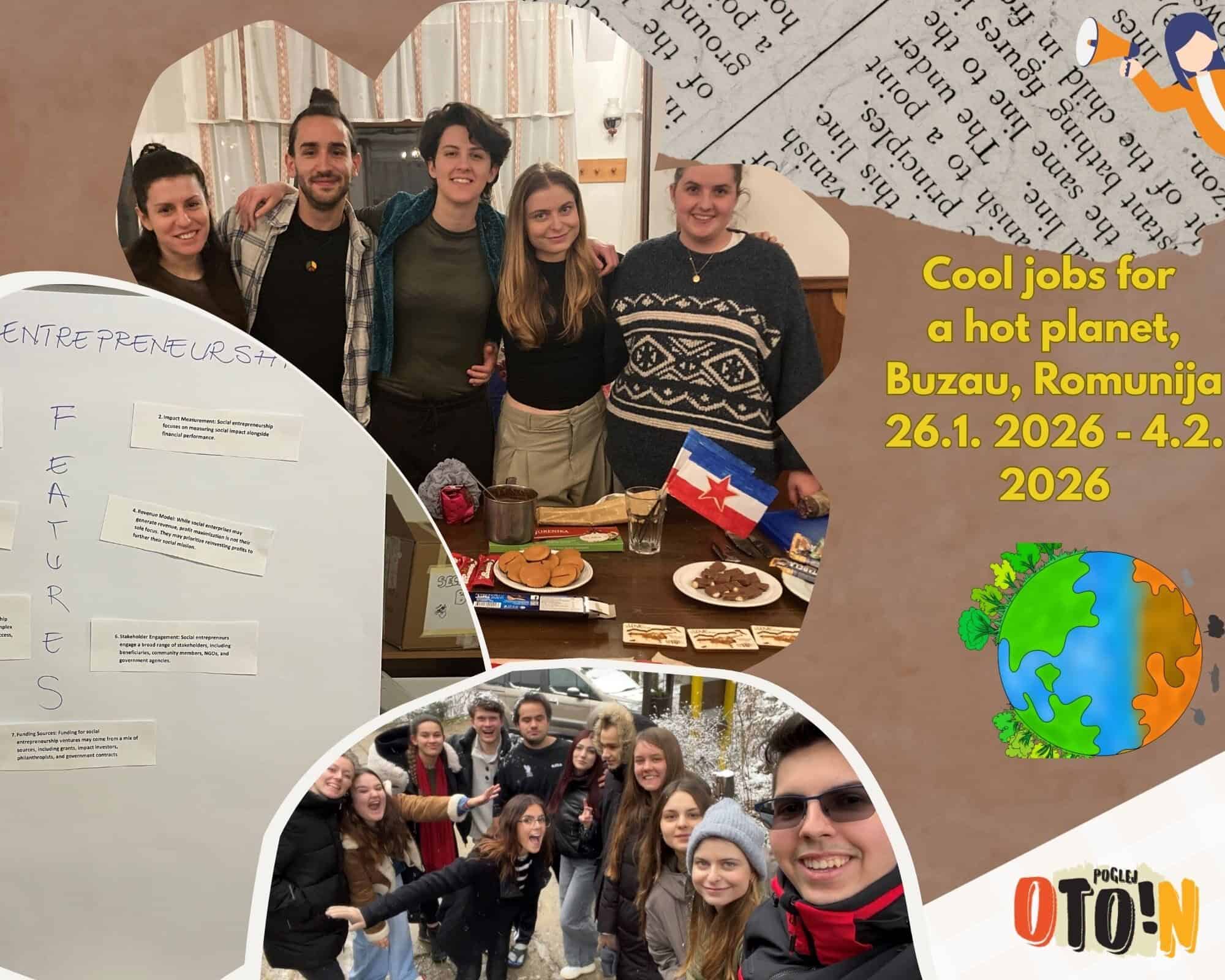 Erasmus+ trening Cool jobs for a hot planet v Romuniji 3