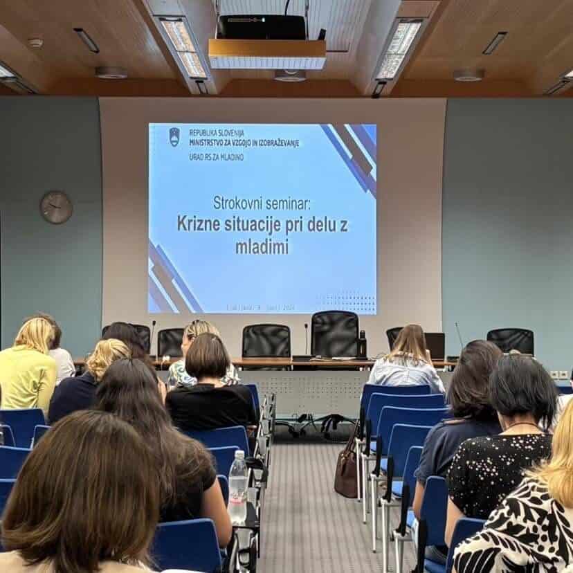 Udeležba na seminarju »Krizne situacije med mladimi« 6